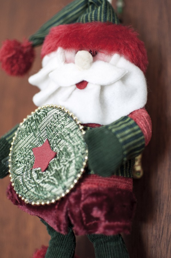 natal, detalhe, ornamento, natal, decoração, celebração, 2015, celebração, vermelho