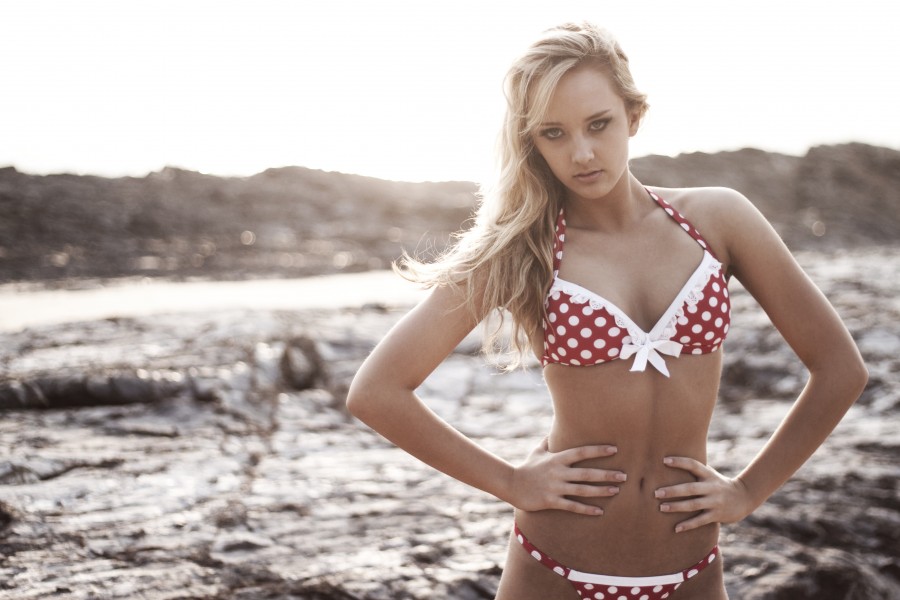 mulher, maiô, modelo, praia, beleza, costa, verão, jovem, 20 anos de idade, loira,