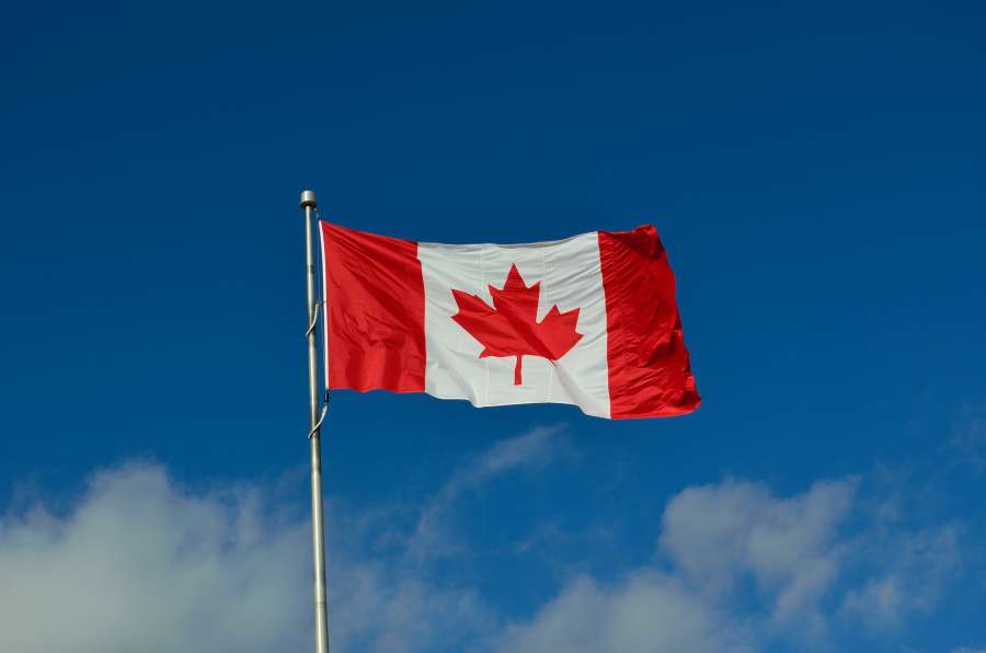 bandeira, canadá, país, américa do norte, norte, símbolo, flamejante, vento, nação, estado, ninguém, república,