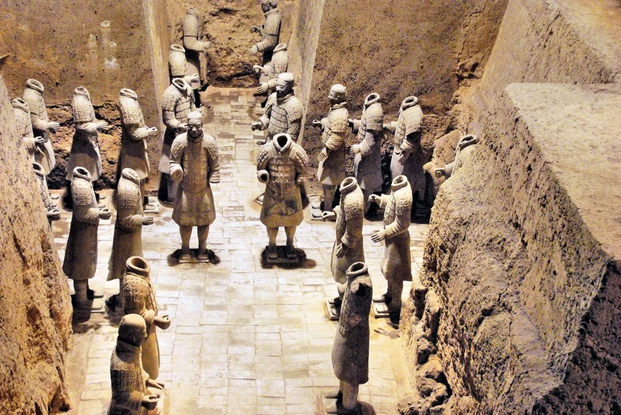 China, ásia, soldados, terracota, ruína, ruínas, arqueologia, arqueológico,
