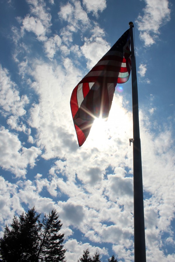 bandeira, eua, eua, américa, américa do norte, símbolo, sky,