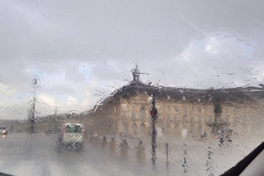 praça, dia, chuva, vidro, molhado, tempestade, mau tempo, chuva, interior, carro, carro, carro, pára-brisa,
