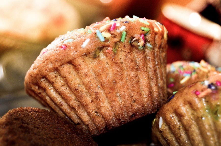 Muffin, muffins, refeições, doce, sobremesa, bolo, close-up,
