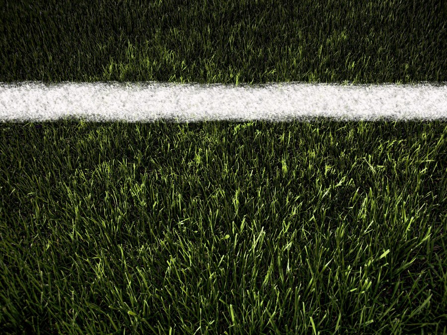 Textura, texturas, grama verde, linha de cal, campo de futebol,
