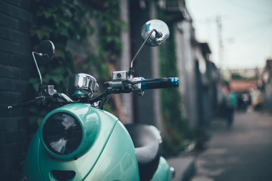 motocicleta, motocicleta, italiano, itália, scooter, urbano, paisagem, cidade,