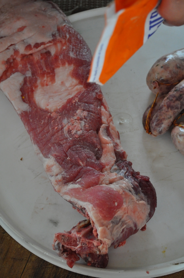 carne, refeições, assado, sal, sal, cozinhar, cozinhar, pré-cozinha, cozinhar, P12062014