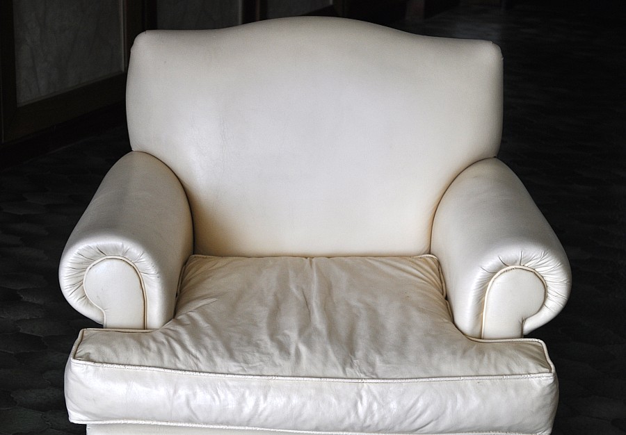 Poltrona, Branco, Couro, P052014, Freejpg